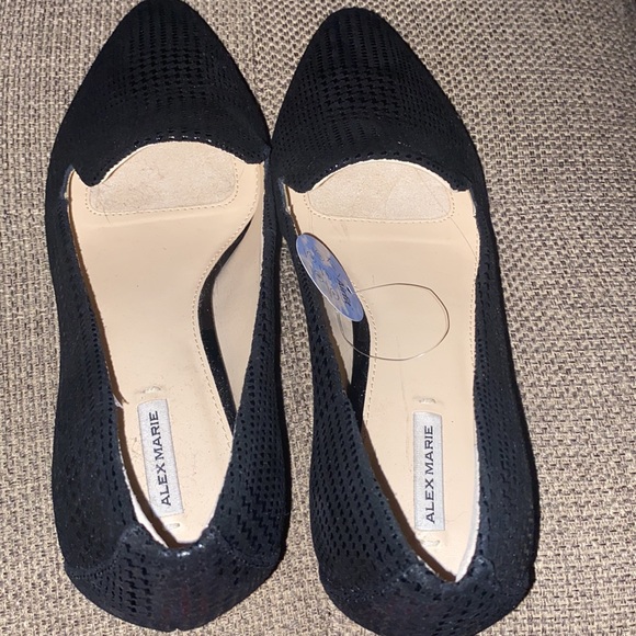 Alex Marie Jennica Embossed Square Toe Pump - Picture 5 of 5